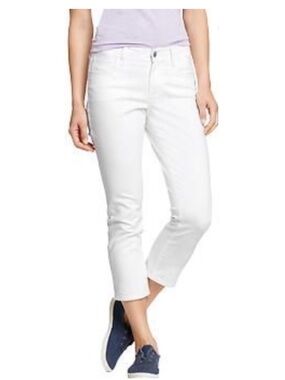 Old Navy The Sweetheart Cropped Jean in Bright White sz 14